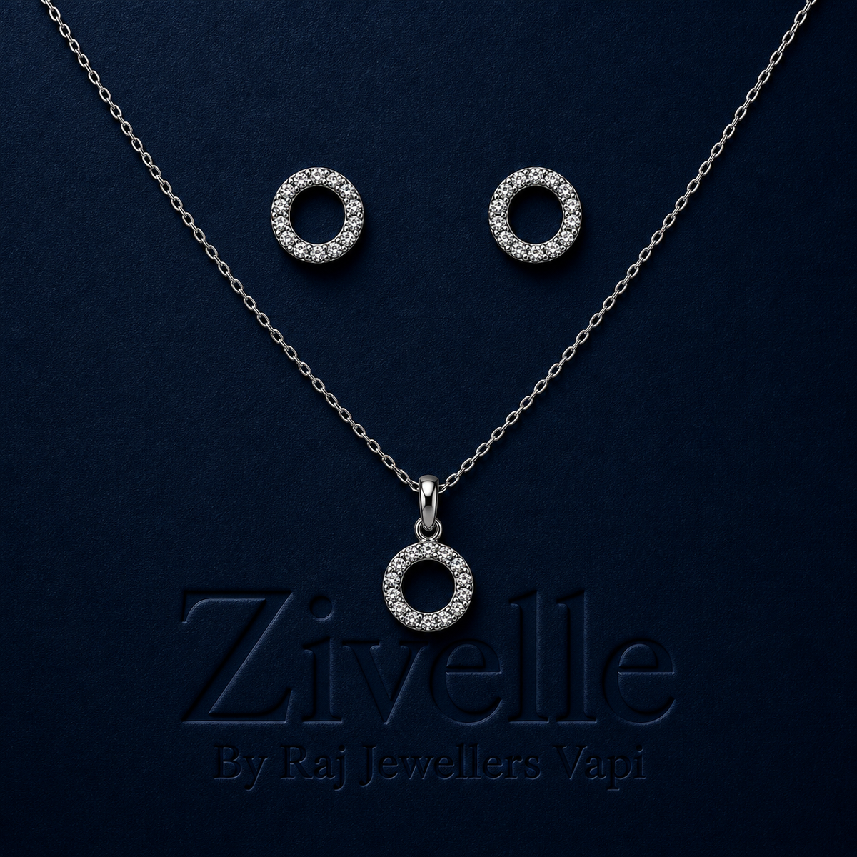 Celeste Halo Jewellery Set