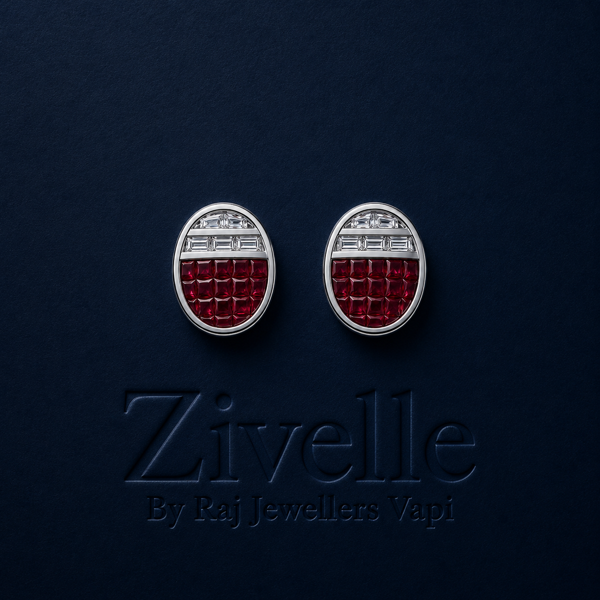 Sapphire Arc Earrings