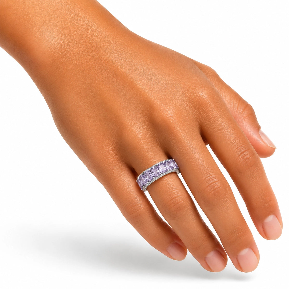 Lavender Eternity Ring