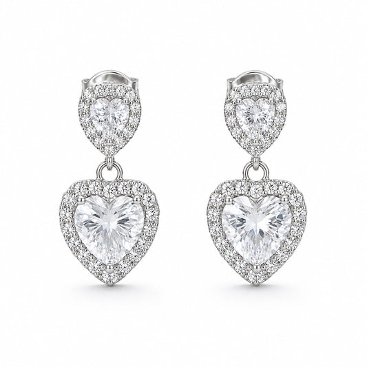 Aurelia Heart Studs