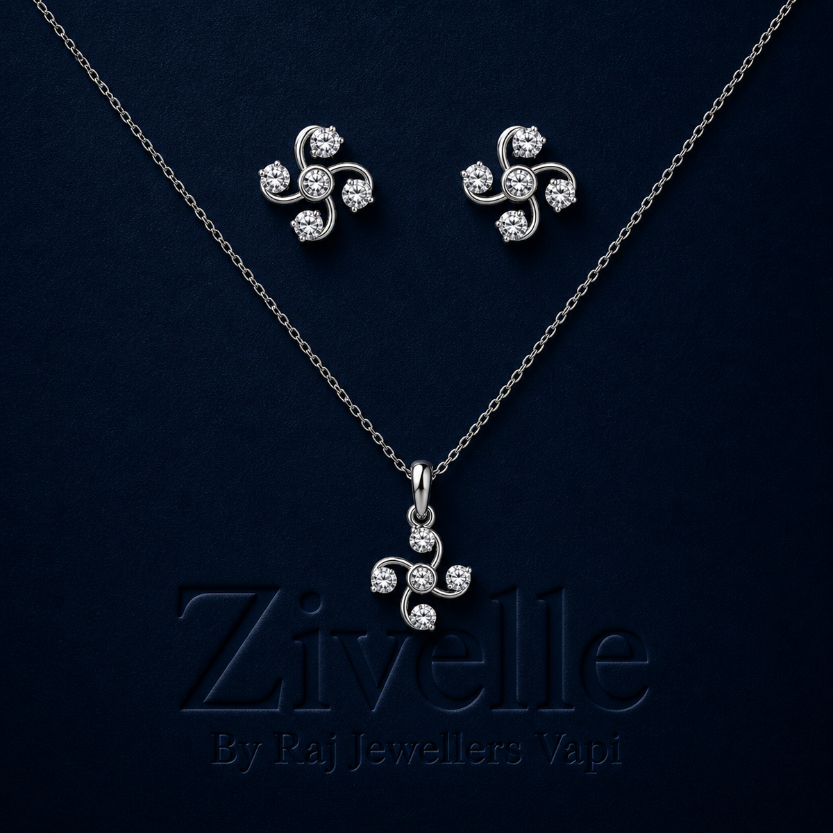 Astra Swirl Jewellery Set